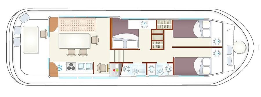 plan Pénichette 1260R