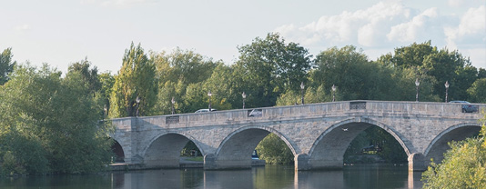 Chertsey en bateau